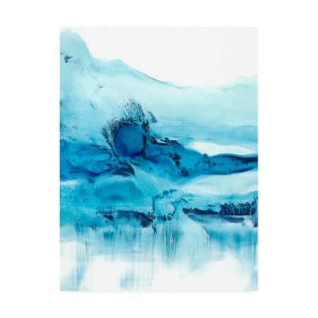 Ethan Harper 'Blue Currents Ii' Canvas Art,14x19